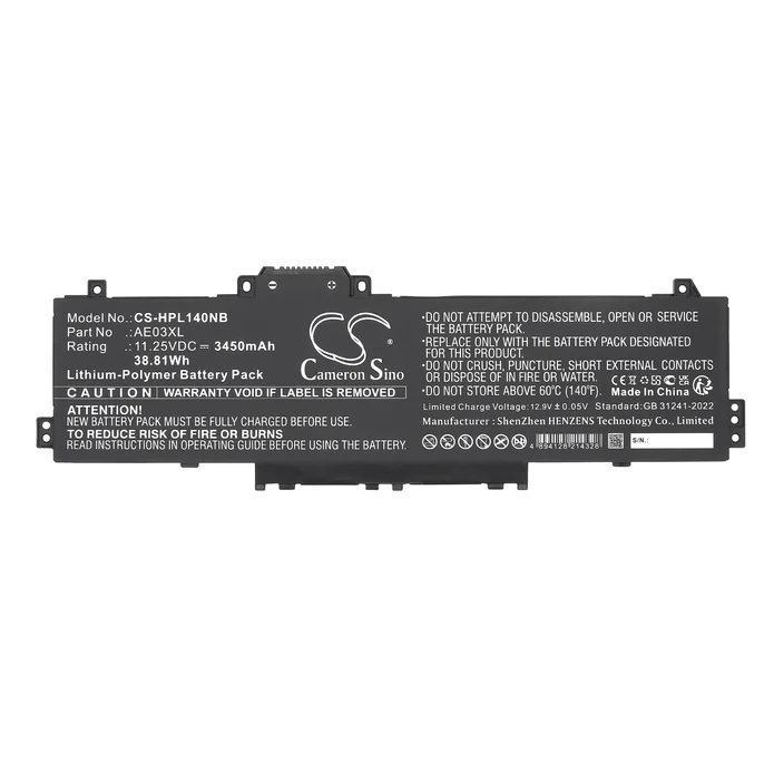 AE03XL INTERNAL BATTERY