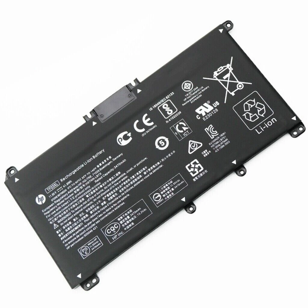 HP Pavilion 15-CD000, 15-CD Series, 14-BP Series, 14-BP033TX, TF03XL, HSTNN-LB7X, HSTNN-LB7J Laptop Battery, 11.55 V 3630mAh/41.9Wh