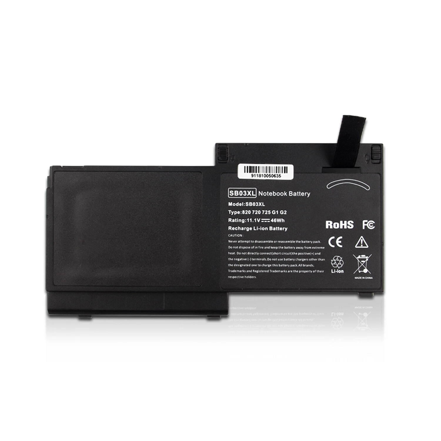 HP SB03XL ORIGINAL Battery for HP EliteBook 720 725 820 G1 G2 SB03XL HSTNN-IB4T 716726-1C1