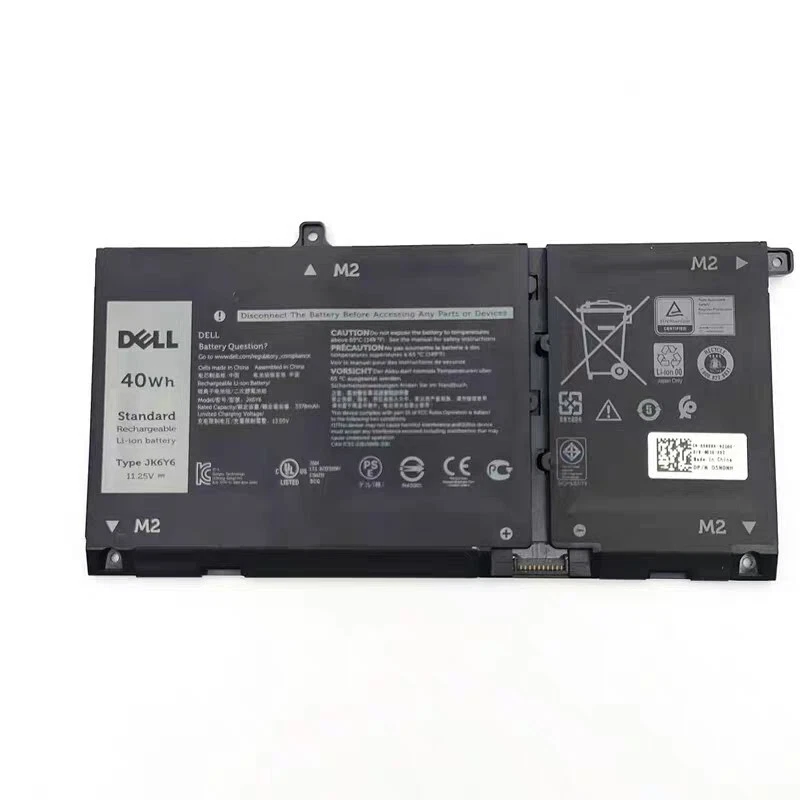 JK6Y6 Battery For Dell Inspiron 5301 5401 5402 5408 5501 5502 5508 40Wh