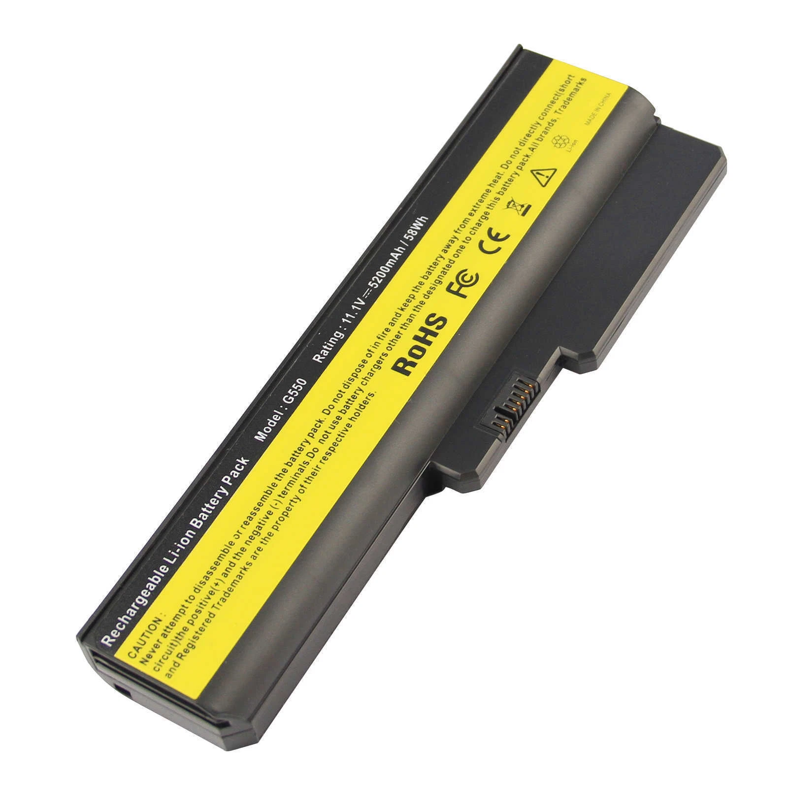 Lenovo G430, N500, G550, G430A, LO8N6Y02, 42T4729, 42T4730 Laptop Battery, 11.1V 4400mAh/49Wh
