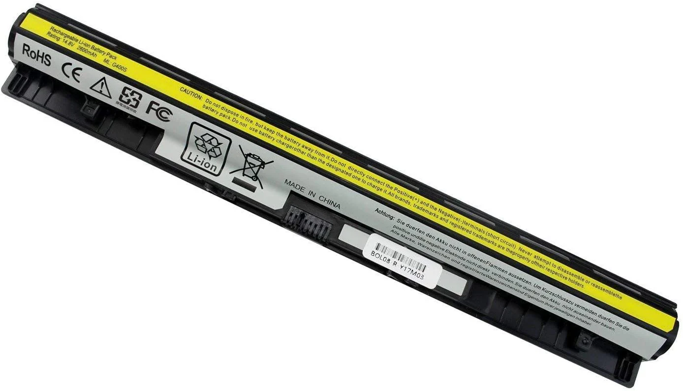 Lenovo G500, G50-50, G50-70, G50-30, G50-80, Z40, Z70-70, Z70-80, Z710, Z710-20250, S510, S510p, S510P, 121500176, L12L4A02, L12S4A02, L12S4E01 Laptop Battery Black, 14.4V 2200mAh/32Wh