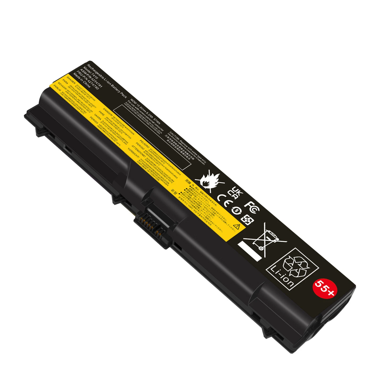 Lenovo Thinkpad SL410, T410, SL510, T420, T520, L420, L520, W520, ThinkPad Edge E420, E520, 42T4235, 42T4731, 42T4733, 42T4737 Laptop Battery, 10.8V 4400mAh/48Wh