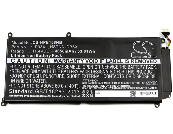 LP03XL INTERNAL BATTERY