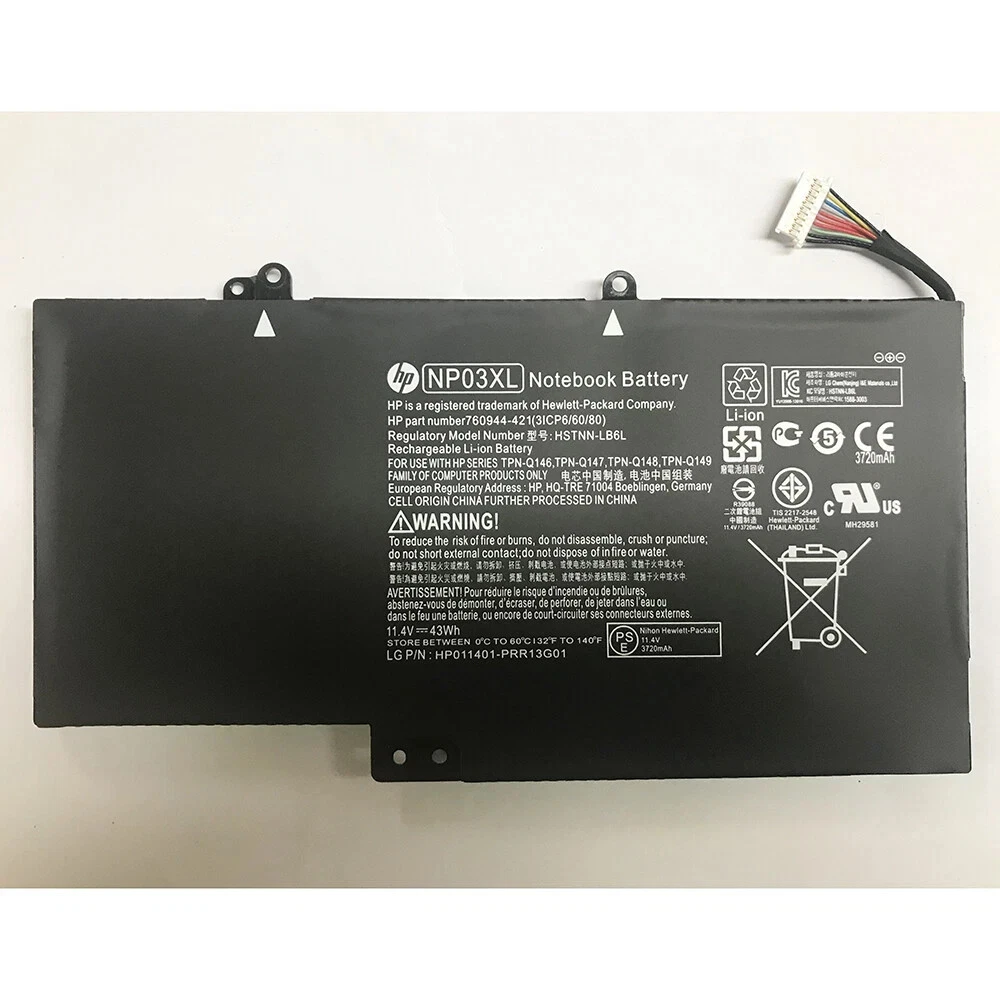 NP03XL INTERNAL BATTERY