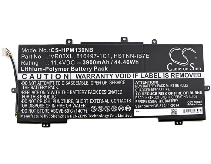 VR03XL INTERNAL BATTERY