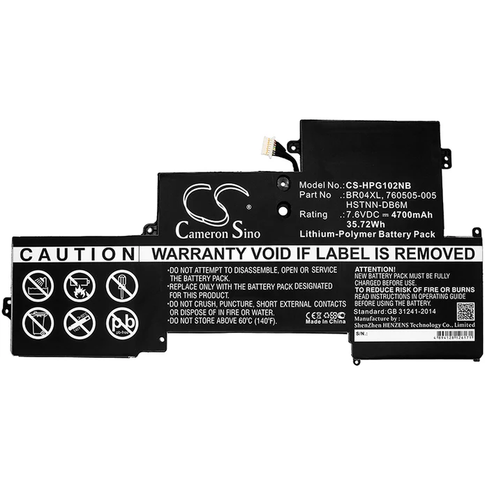 BR04XL INTERNAL BATTERY