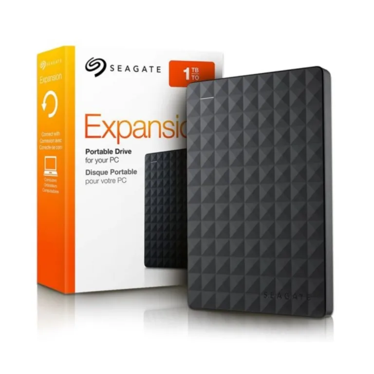 Seagate Portable 1TB External Hard Drive HDD – USB 3.0 for PC, Mac, PlayStation, & Xbox, 1-Year Rescue Service (STGX1000400) , Black