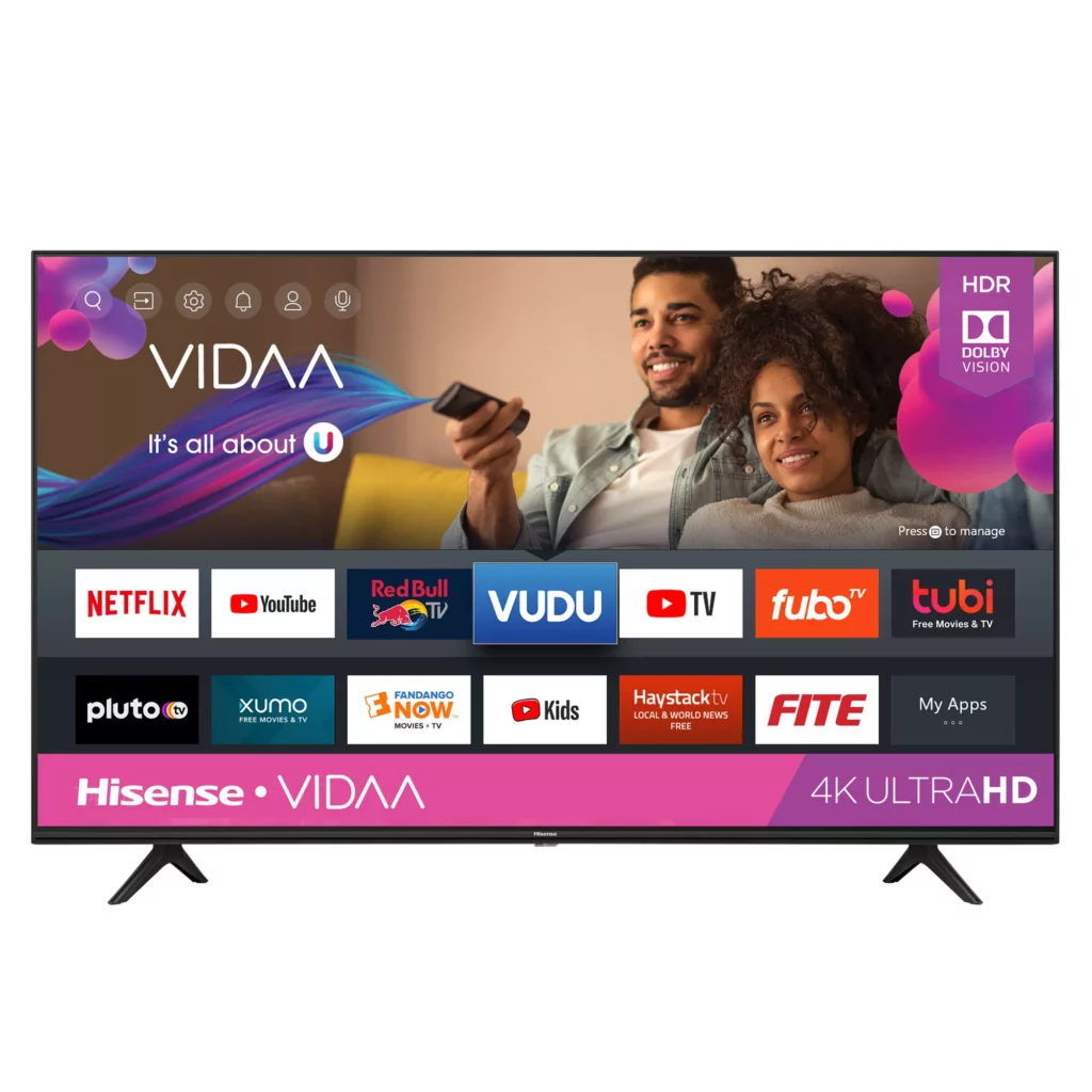 Hisense 43 Inch Vidaa A4 Series Ultra Hd Smart Tv