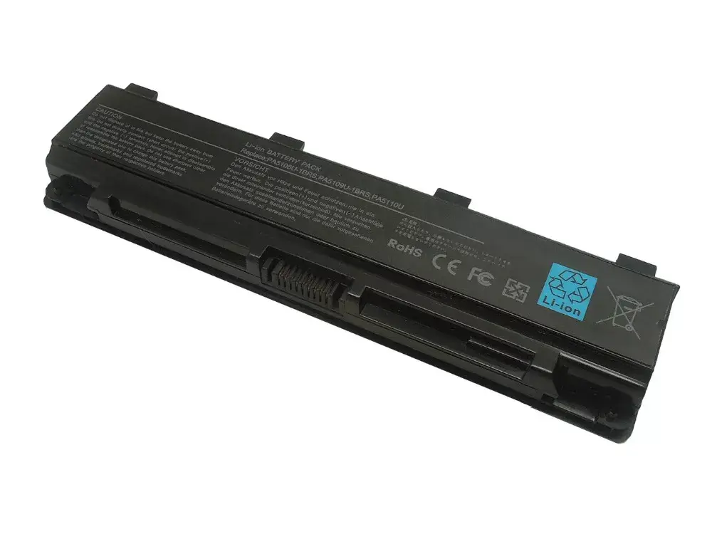 Toshiba C800, PA5024U, PA5109U-1BRS, Hi-Cap Laptop Battery, 10.8V 6600mAh/71Wh