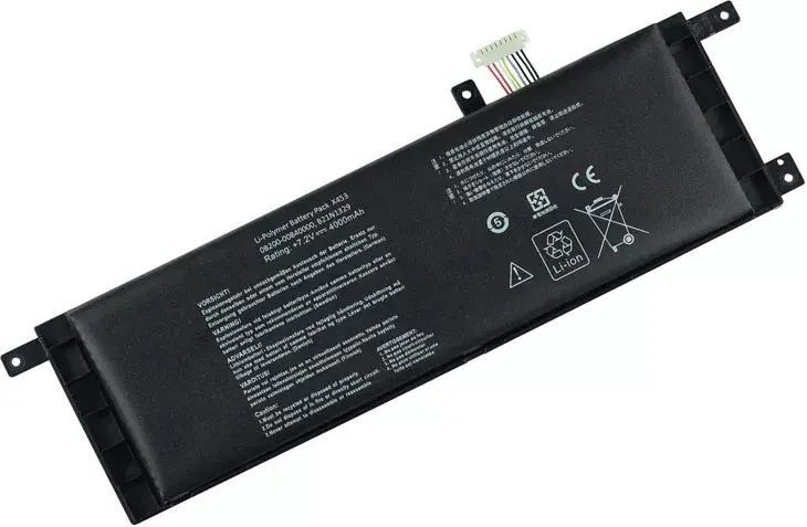 Asus X453, X553MA, X553M Series, B21N1329, 2INP6/60/80 Laptop Battery, 7.6 V 4000mAh/30Wh