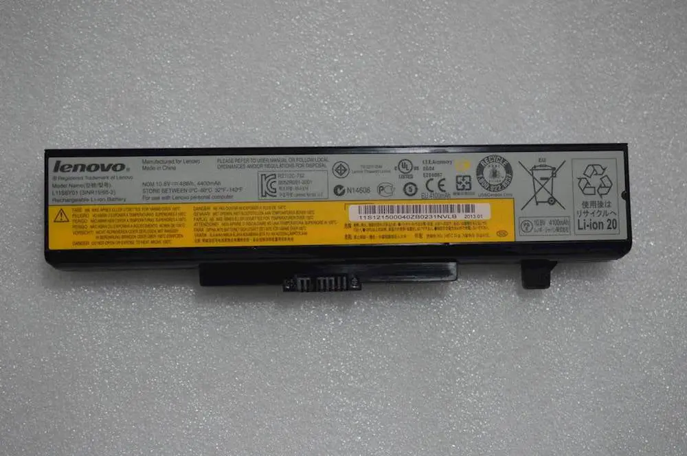 Original L11S6Y01 Laptop Battery for Lenovo ThinkPad Edge E130 E330 E430, IdeaPad G580, G700 G500 L11M6Y01
