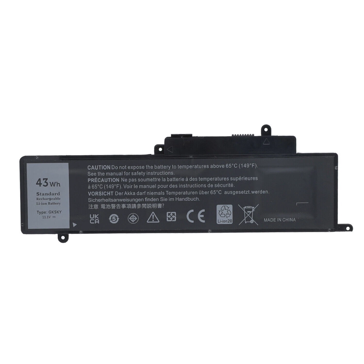Dell Inspiron 13 7347, 11 3147, 13 7000, 11 3000, GK5KY, 04K8YH Laptop Battery, 11.1 V 3800mAh/43Wh