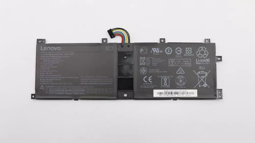 Lenovo Miix 510 510-12ISK, 510-12IKB, 520-12IKB, BSNO4170A5, 5B10L68713 Laptop Battery 7.68V 4955mAh/38Wh