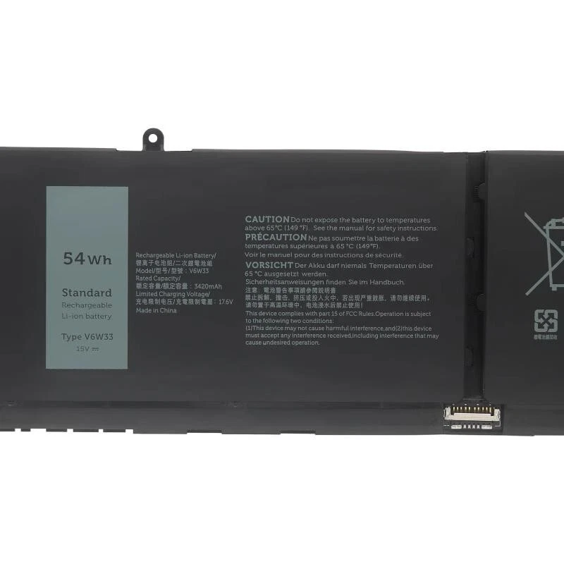 Dell Inspiron 3510 ,3511, 3515, 5310, 5410, 5415, 5418, 5510, 5515, 5518, V6W33, G91J0 Laptop Battery 11.4V 3300mAh/54Wh