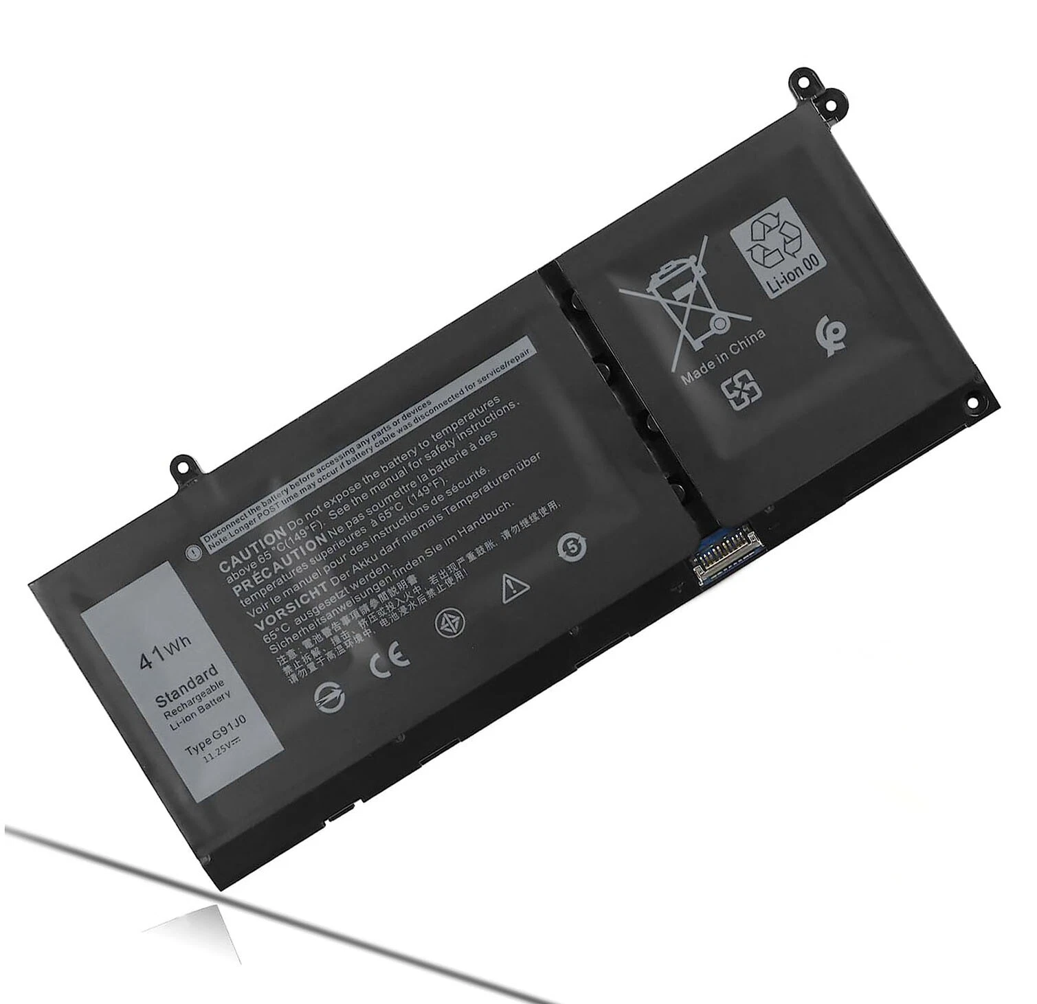 41Wh G91J0 Battery For Dell Latitude 3320 3420 3520 Inspiron 5310 5410 5415 5418