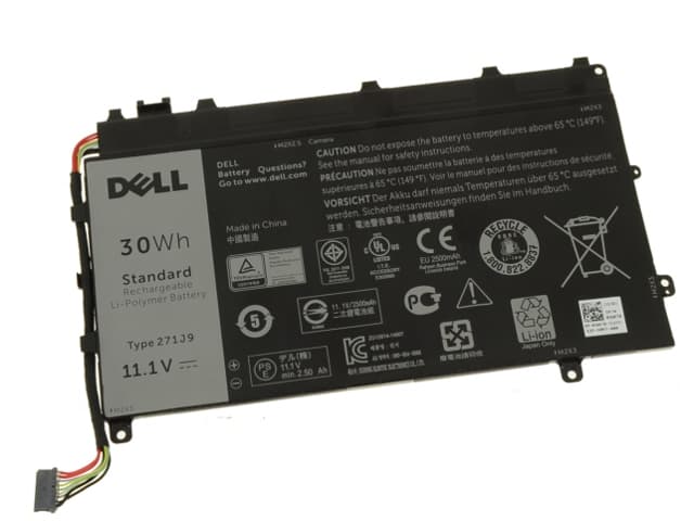 Dell Latitude 7350, Latitude 13 7000, GWV47, 0GWV47, 271J9 Laptop Battery, 11.1 V 2700mAh/30Wh