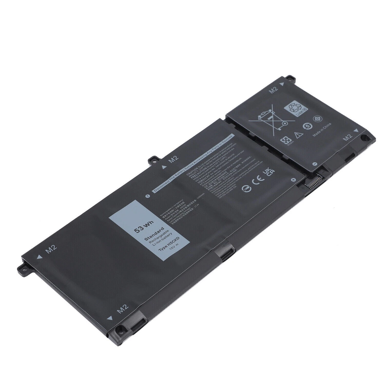 Dell Vostro 5300, 5401, 5501, Latitude 3410, 3510 Inspiron 5408, 5501, 5508, 5400, 7405, 7300, 7500, H5CKD, TXD03 Laptop Battery, 15.2V 3600mAh/55Wh NOT COMPATIBLE WITH 3HWPP Generic