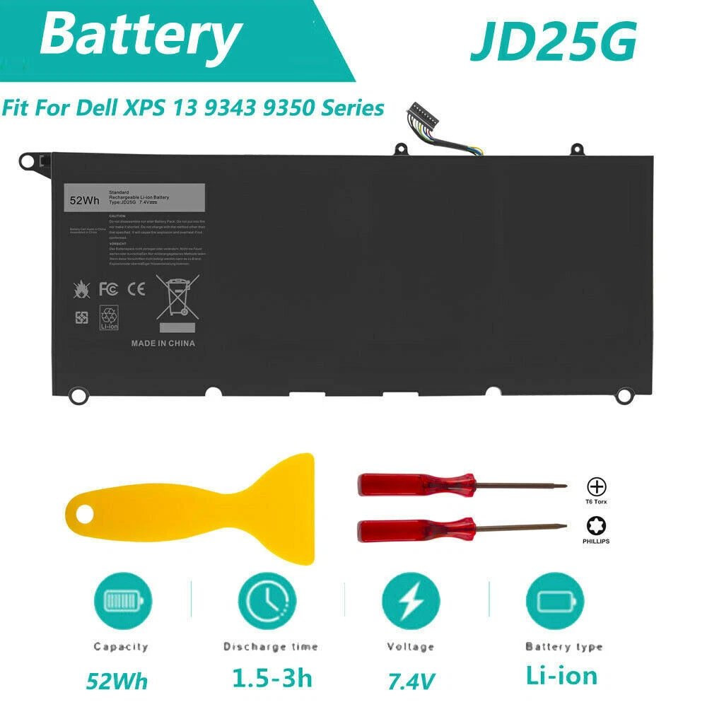 Dell XPS 13 9343-9350 XPS 13 9360 Series RNP72 PW23Y TP1GT JD25G