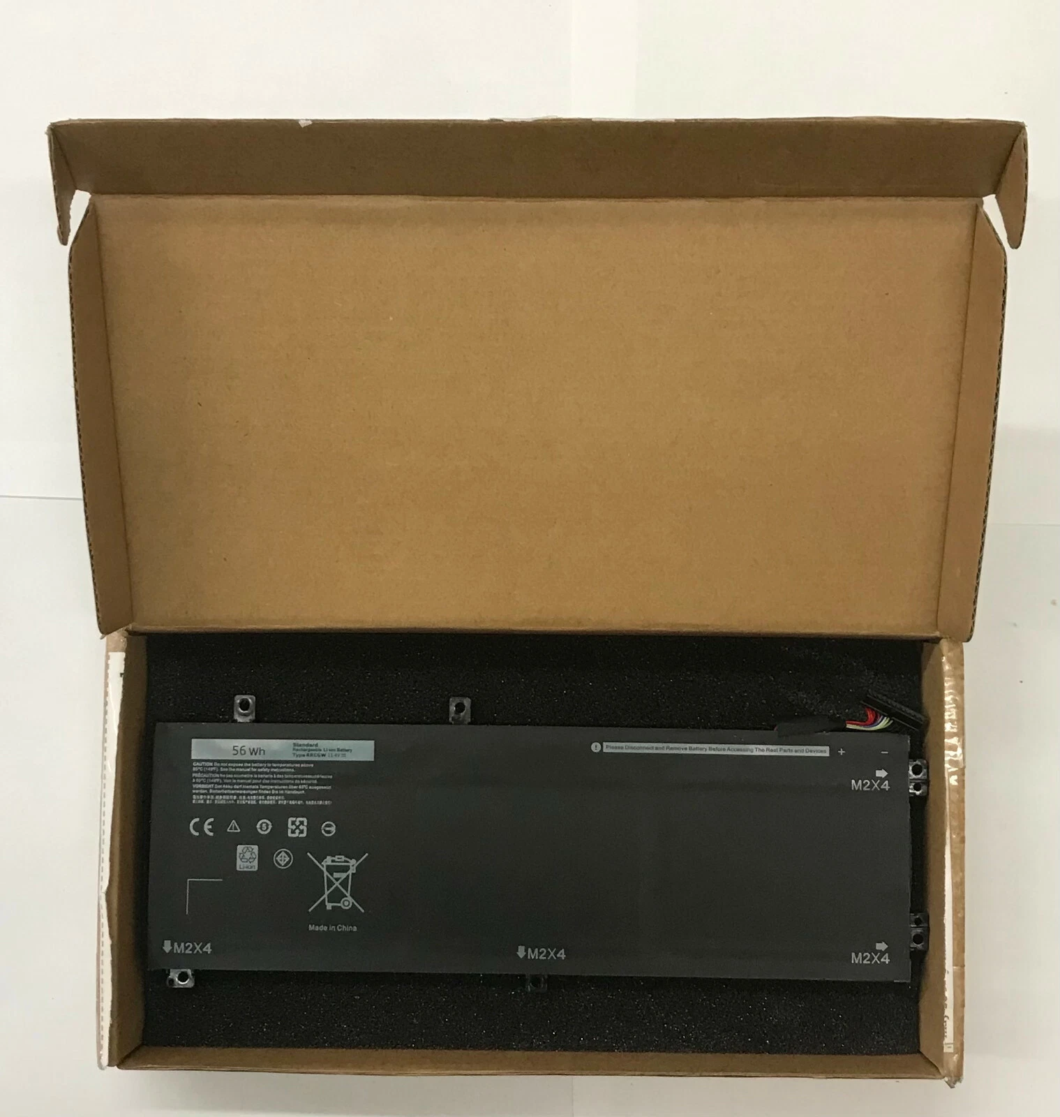 Dell XPS 15 9560 Precision 5520 Laptop Battery H5H20 / RRCGW 11.4V 56Wh