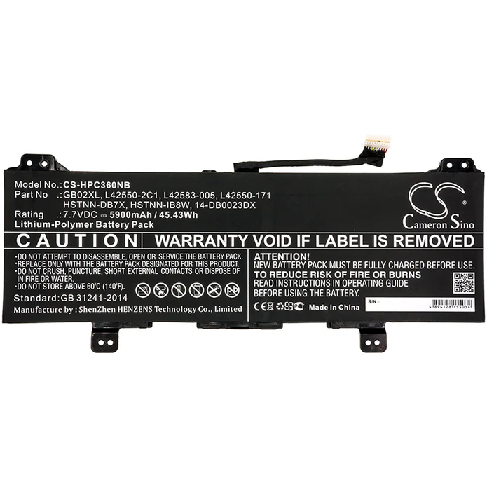 GB02XL INTERNAL BATTERY